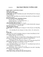 Hai mặt phẳng V.G (dạy Bồi dưỡng)