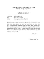 Thực trạng kinh doanh nhập khẩu của Công ty TNHH Dũng Uyên và phương hướng phát triển đến năm 2015