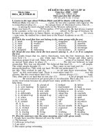 kt anh ki I -cb + dap an va bieu diem