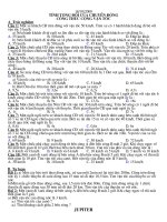 BT chọn lọc Công thức cộng vận tốc ( TN + TL + Đáp án )