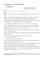 ĐE THI HKI HOA 12 (TL)