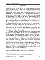 Chuyển dịch cơ cấu kinh tế theo hướng sản xuất hàng hóa ở huyện Vũ Thư - Thái Bình