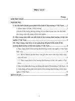 Giải pháp cơ bản phát triển kinh tế thị trường định hướng xã hội chủ nghĩa ở Việt Nam