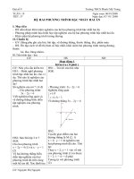 Đại số tuần 19