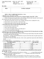 KTLS8 TIẾT 31 CÓ MA TRẬN