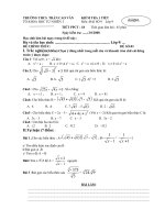 ĐỀ KT 1TIẾT ĐẠI 9 KÌ 1 LẦN 1 NH08-09