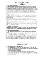 Ôn tập Ngữ Văn 7(Làm Văn)