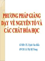 Phương pháp dạy bài về chất