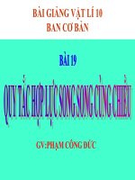 B19QUY TÁC HỢP LỰC SONG SONG