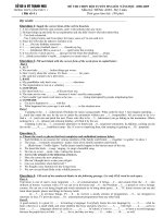 Đề HSG 12 ( 3 năm ) - Chuyên đề 4