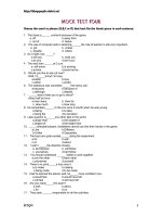 Mock test 4