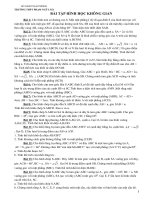 Bài tập hình Không gian 12