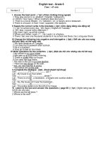 bai kiem tra lop 6 so 2