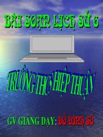 Tiết 21. Cuộc khoi nghĩa hai bà trung