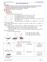 Tiết 67 CHƯƠNG IV HÌNH 8 , 3 cột