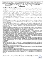 Tập hợp văn hiện thực và lãng mạn 1930 - 1945 phần văn