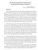 Đổi mới PP kiểm tra đánh giá