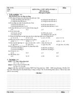 ĐỀ KT 1 TIẾT TOÁN 6