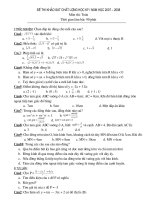 Đề thi KSCL kỳ 1