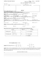 Kiem tra 1 tiet( Tiet 46) Học kỳ II Lop 9 Chuong III