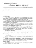 Phần mềm quản lí học sinh