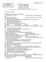 Đề thi bán kỳ 2