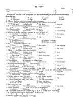 test 45'''' (lớp 10)