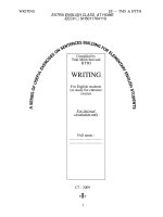 tài liệu luyện môn viết - cơ bản lớp 7-->11