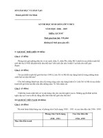 de vµ dap an kiem tra cuoi nam 2007-2008- mon lich su 9