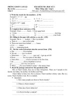 Đề thi HSG Lớp 5