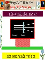 Tiết 48 - Bài 44 Thấu kính phân kỳ