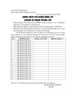 Mẫu đăng ký phòng thi