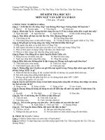 Dề kiểm tra kỳ I