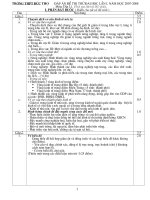 đáp an thi thử ĐH lần 1 - THPT Đức Thọ