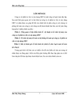 Một số đánh giá về tình hình tài chính tổ chức hạch toán kế toán tại công ty cổ phần tư vấn và xây dựng HDT 