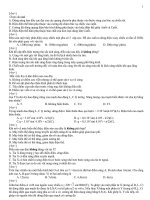 Đề môn vật lý  cấp 3-4