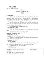 GIÁO ÁN LỚP 4 TUẦN 18