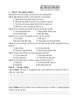 Đề+Đáp án KT kì 2 lớp 7