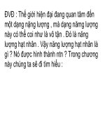 tính chất và cấu tạo của hạt nhân