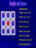 Slide: NOUGHTS & CROSSES