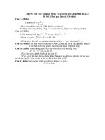 ĐỀ ÔN THI TỐT NGHIỆP(SỐ 2)