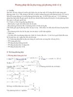 Phương pháp đặt ẩn phụ trong giải PT vô tỉ