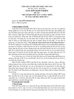 Sáng kiến kinh nghiệm Ngữ văn 6: Một số phương pháp dạy từ vựng cho học sinh lớp 6