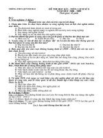 Đề thi học kì 1 (Sử 8 - đề 2)