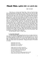 TS Chu Văn Sơn viết về thơ Thanh Thảo