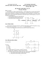 De thi HSG Ly 12 Ben Tre nam 2009
