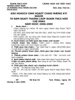 kế hoạch trại 26.3.09