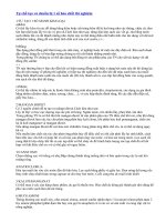 Tự chế tạo và chuẩn bị một số hóa chất thí nghiệm