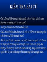 văn 8 yêu tố biểu cảm