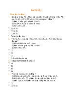 Bài thi ViOlympic khối 6